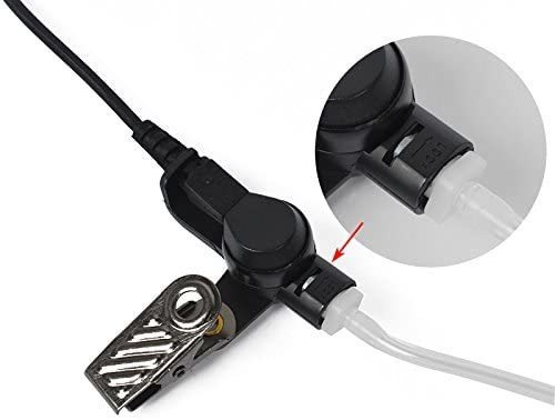 Details about   HYS audífono con tubo acústico solo para escucha policial de 1.3 pulgadas, 