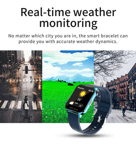 Imagen 6 de 10 de Smartwatch Aiwa Swa-013 Reloj Inteligente Termometro Sport
