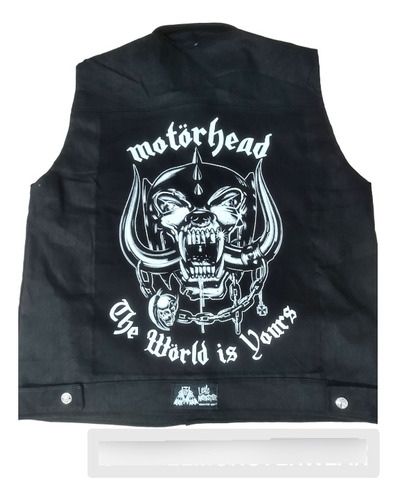 Chaleco Motorhead Negro Little Monster Wear 