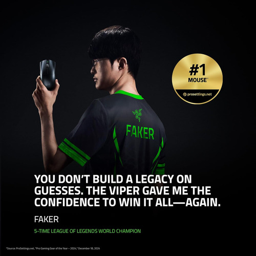 Razer Viper V3 Pro Wireless Esports Gaming Mouse: White S...