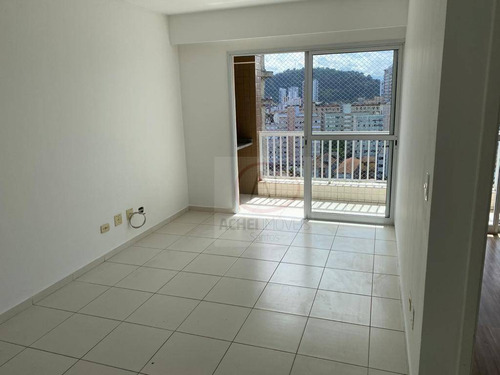 Imagem 1 de 11 de Apartamento Com 2 Dormitórios, Sala Com Sacada, Prédio Com Lazer, 1 Vaga À Venda, 69 M² Por R$ 520.000 - Encruzilhada - Santos/sp - Ap10899