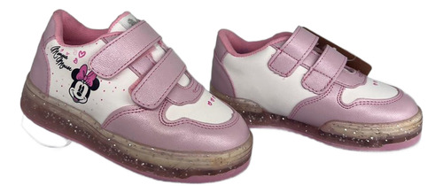 Tenis Casuales Disney Para Niña Estilo 332535 Color Blanco