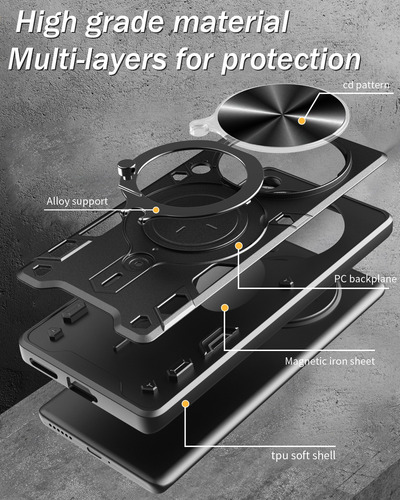 Funda Para Honor Magic 7 Lite Jiashang Uso Rudo Anillo Rojo Jiashang