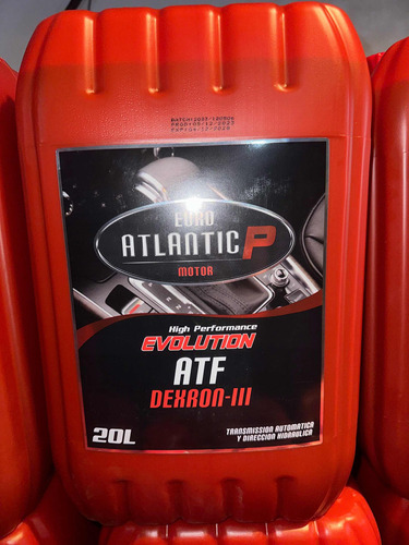 Aceite Lubricantes Atf 3 Dexron Iii Caja Automatica Rojo