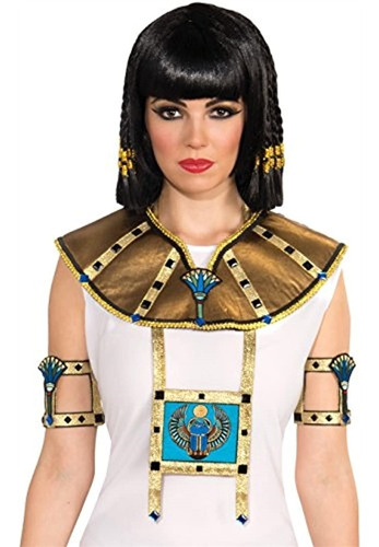 Disfraces - Collar Egipcio De Lujo Para Mujer, 2 Piezas