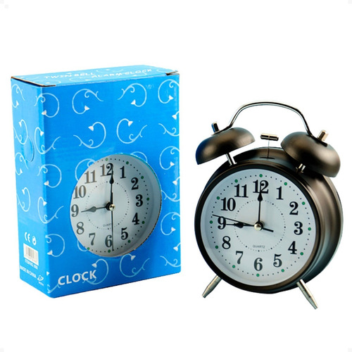 Relógio Despertador Retrô Vintage Led Alto De Mesa Calendári | Parcelamento  sem juros