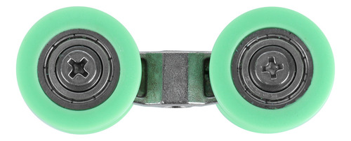 Herrajes Para Puertas Plegables, 2 Ruedas En Forma De U De A