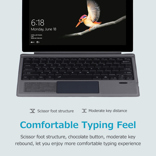 A Teclado Con Retroiluminación Para Tableta Surface Pro