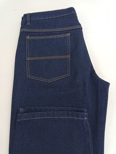 Imagen 5 de 8 de Jeans Tres Costuras Azul Oscuro Dama Y Caballero