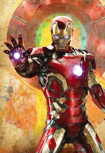 Diamante Paint 5d Diy Avengers Tony Stark Iron Man -7