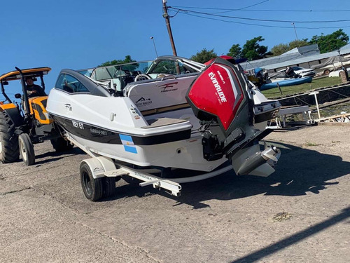 Imagen 15 de 16 de Lancha Fibrafort Focker 210 Open Con Evinrude Etec 150 M2019