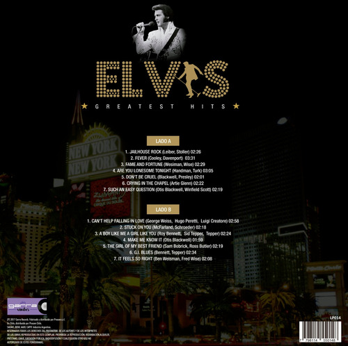 Vinilo - Elvis Presley Greatest Hits
