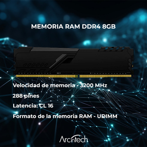 Arcintech Pc Gamer Intel Core I5 12400 12va 8gb 240gb Wifi