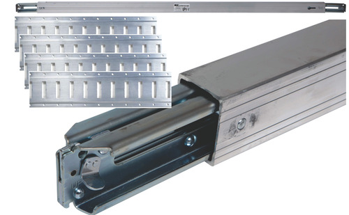 Barra Aluminio Cuadrada Doble Piso +riel Tipo E 3m Kinedyne,