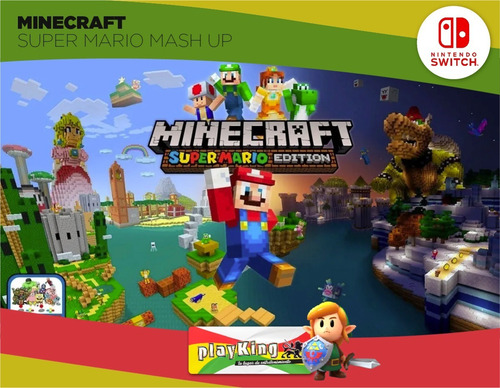Imagen 2 de 10 de Minecraft + Super Mario Mash-up Nintendo Switch Playking