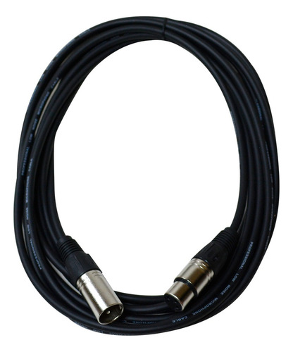 Cable Microfono Balanc. Xlr M-xlr H (3mts) Carverpro 