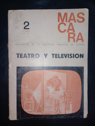 Libro Máscara 2 Num 131 Teatro Y Televisión 1965