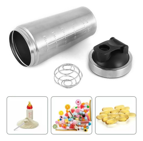 Shaker Proteina Vaso Shaker Acero Inoxidable Shaker Gym