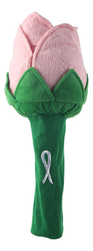 Soft Plush Rose Flower Golf Driver Headcover Novedad Club