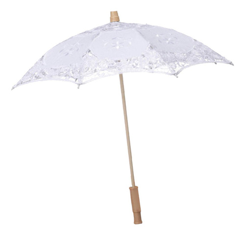 Guarda-chuva De Renda Guarda-sol Bordado Guarda-chuva De