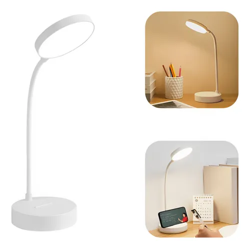 comprar Luminária De Mesa Flexível Escritório Leitura Touch 20 Leds