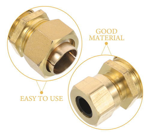 Adaptador De Acoplamiento De Tubo Versátil De 1/2 Pulgada, 2