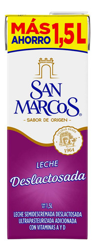 Leche San Marcos Deslactosada 1.5l