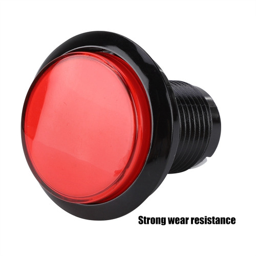 Imagen 9 de 9 de Lámpara Led Redonda Iluminada Botón Grande Para Arcade Juego