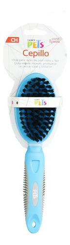 Cepillo Para Perro Pelo Corto Ch Fancy Pets Color Azul