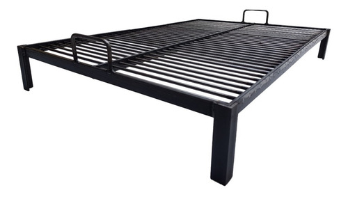 Imagen 2 de 6 de Parrilla Emparrillado Hierro 90x60 Perforadas Enhebradas Sor