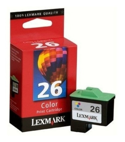 Cartucho Impresora Lexmark 26 10n026 Tinta Color Original