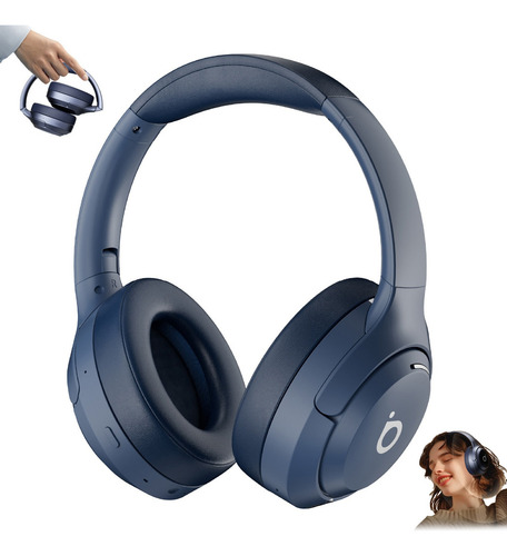 Fone de Ouvido sem fio Basike Bluetooth Ba-FON197 cor azul