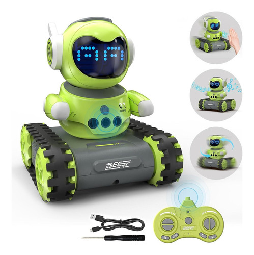 Robot Control Remoto Deerc Sqn-050 Con Detección De Gestos