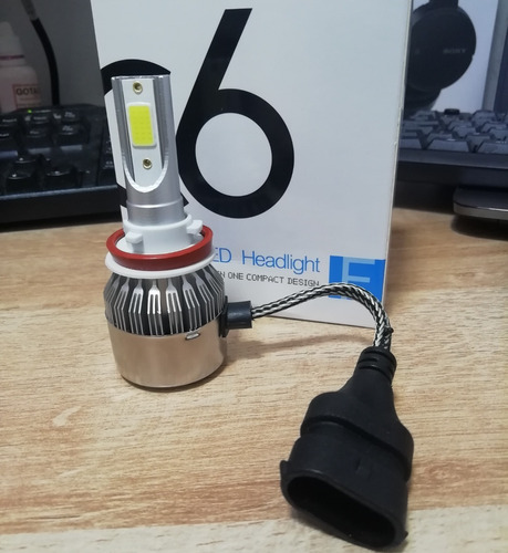 Kit Ampolletas Luces H1 H3 H7 H11 H27 880/881 C6 Turbo Led