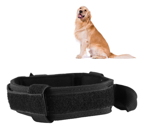 Collar De Perro Táctico Ajustable Con Hebilla De Metal
