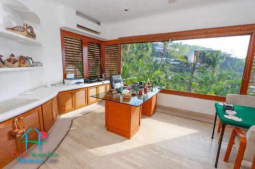 Cad Casa Virgo. Hermosa Casa Con Terraza Con Asoleadero, Alberca Y Vista Al Mar