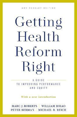 Libro Getting Health Reform Right, Anniversary Edition : ...