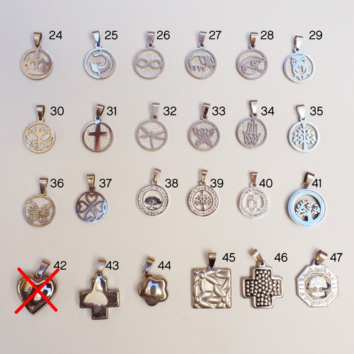 Pack 30 Dijes Premium Acero Quirurgico Xmayor A Eleccion!