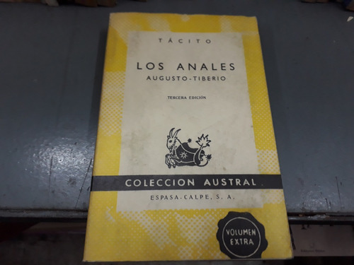 Libro Los Anales Augusto Tiberio Tacito Coleccion Austral