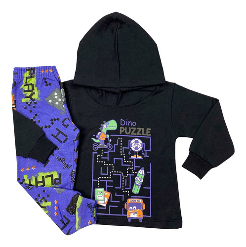 Imagem 5 de 5 de Conjunto Infantil Moleton Menino Inverno