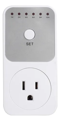 Enchufe Energy Socket Timer Pin Con Enchufe Y Set De Ahorro