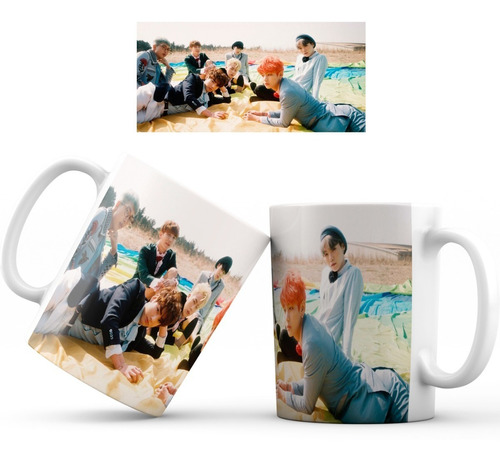 Mug Pocillo Taza Bts K-pop  009