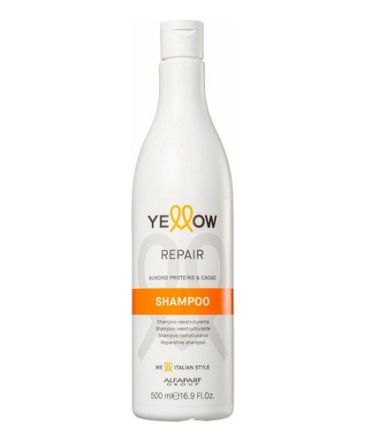 Shampoo Reestructurante Repair Almendra & Cacao Yellow 500ml