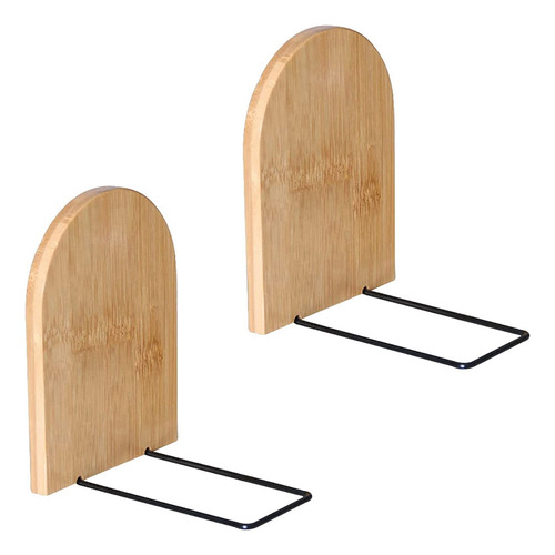 Hh Extremos De Libros De Madera, Soportes Resistentes Para