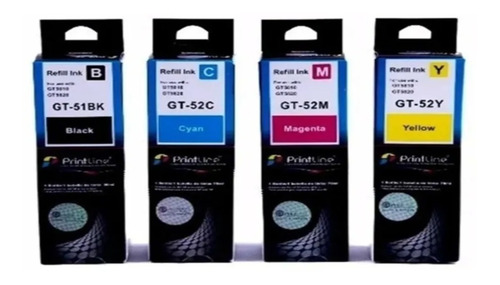 Tinta Hp Gt53 Gt52 Compatible Gt-5820 Gt-5810