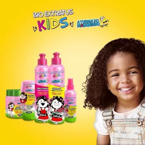 Kit Infantil Cabelo Desembarace Máscara 240g 1 Spray 150ml