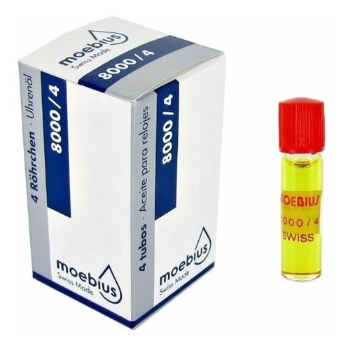 Óleo Moebius 8000/4 Com 1ml Para Mecanismo Relojoeiro