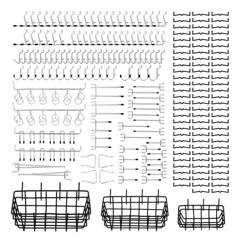 Oyydecor Juego 205 Gancho Para Tablero Clavija 3 S Cesta M L