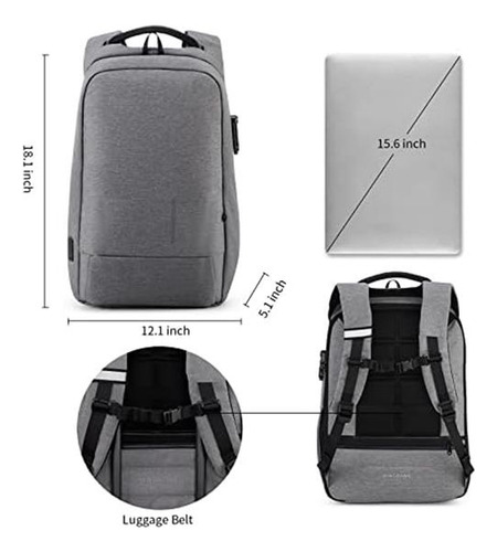Kingsons Mochila Para Computadora Portátil, Bolsa De Computa