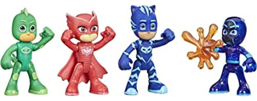 Pj Masks Night Time Mission Juego De Figuras De Acción